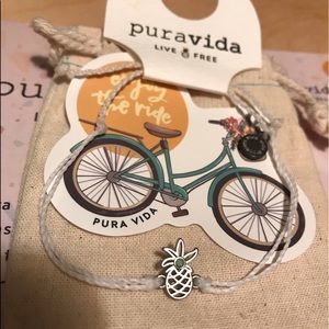 Pura Vida Open Pineapple Charm Bracelet!